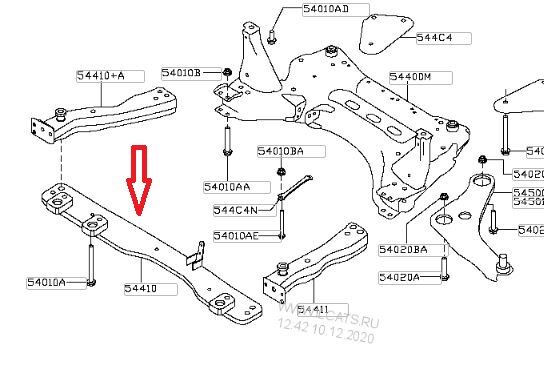 NISSAN QASHQAI- J11- 14/16; RADYATÖR ALT TRAVERSİ (1.6CC)