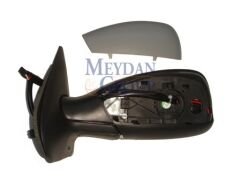 PEUGEOT 306- SD/HB- 97/00; KAPI AYNASI SOL ELEKTRİKLİ/ISITMALI/ASTARLI (TW)
