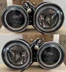 KOMPLE FAR E30 SET KRİSTAL SİYAH 1988-1991
