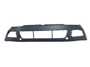 VOLKSWAGEN TOUAREG- 10/14; ÖN TAMPON SİYAH (SİS/PANJUR VE FAR YIKAMA DELİKLİ TW)