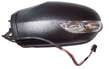 MERCEDES B CLASS- W245- 05/09; KAPI AYNASI SOL ELEKTRİKLİ SİYAH/ISITMALI/SİNYALLİ (5FİŞLİ)