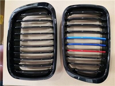 ÖN PANJUR BÖBREK PARLAK SİYAH // M RENKLİ SET BMW E46 1998-2001