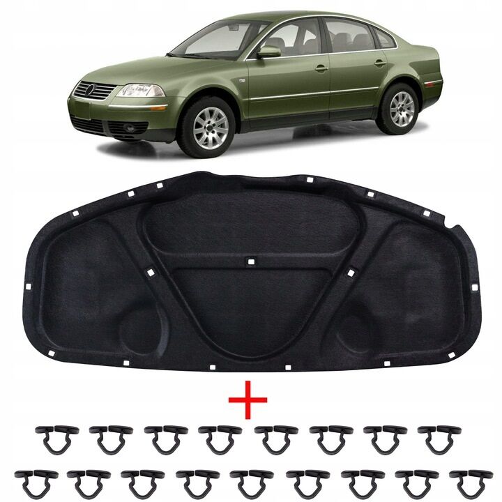 MOTOR KAPUT KEÇESİ KLİPSLİ 1.Kalite-PASSAT 2001-2005