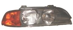 BMW 5 SERI- E39- 96/00; FAR LAMBASI SAĞ ELEKTRİKLİ SARI SİNYALLİ H7/HB3 (TYC)