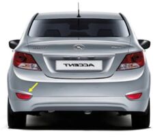 REFLEKTÖR ARKA TAMPON SOL HYUNDAİ ACCENT BLUE 2011->