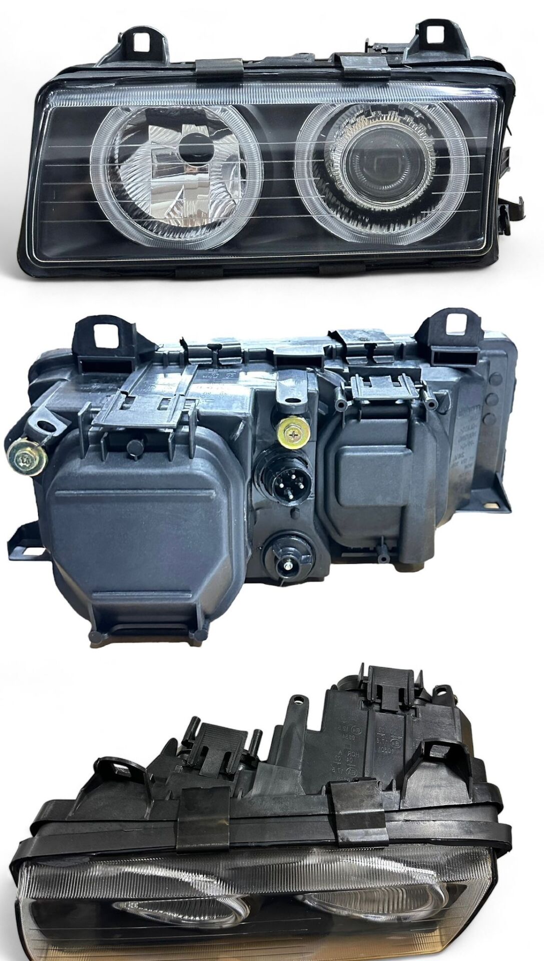 KOMPLE FAR SOL (KRISTAL SIYAH MERCEKLI) BMW E36  91>98