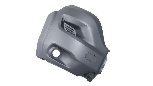 CITROEN JUMPER- 14/24; ÖN TAMPON UCU SAĞ GRİ (SİS DELİKLİ/ÇEKİ KAPAKLI)(DODİKLİ