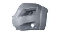 CITROEN JUMPER- 14/24; ÖN TAMPON UCU SOL GRİ (SİS DELİKLİ) (DODİKLİ