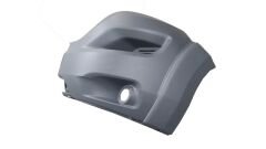 CITROEN JUMPER- 14/24; ÖN TAMPON UCU SOL GRİ (SİS DELİKLİ) (DODİKLİ