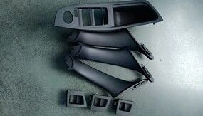 KAPI KOL TUTAMAK SETİ 7 PARÇA DÜZ AYNA  SİYAH BMW 5 SERİSİ F10-F18