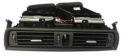 KLİMA KALORİFER IZGARASI ÖN ORTA (KOMPLE -SİYAH) BMW F10 +LCI