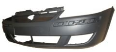 OPEL CORSA- C- 04/06; ÖN TAMPON SİYAH (SİS/IZGARA/BAND DELİKLİ/ÇEKİ KAPAKLI) (EUROBUMP)