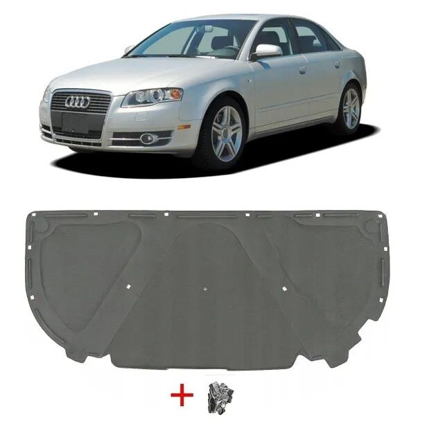 MOTOR KAPUT KEÇESİ KLİPSLİ 1.Kalite-AUDİ A4 2005-2008