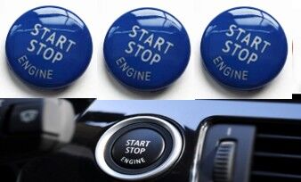 START STOP DÜĞME KAPAĞI MAVİ  BMW E60 E90 E84 E70 E71 E72