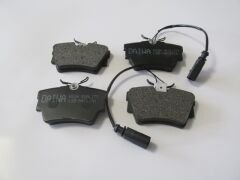 OPEL VIVARO- 04/08; ARKA FREN BALATASI (2 KABLOLU)(DİSK)(94,8x57,4x15) (BRAMAX)