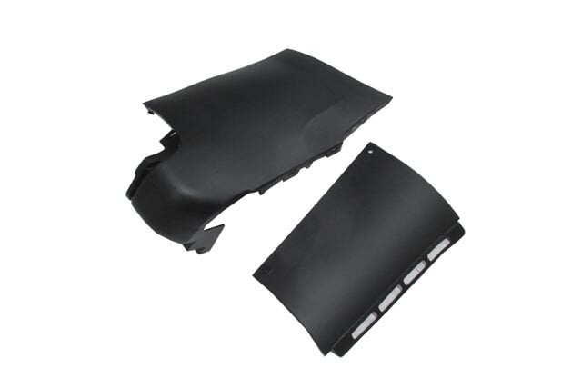 CITROEN BERLINGO- 08/18; ARKA TAMPON UCU SOL SİYAH UZUN ŞASİ (ÇİFT KAPILI) (İTALYA)