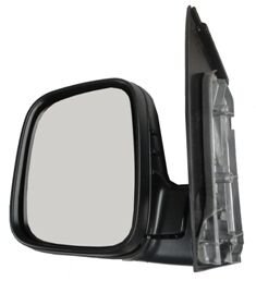 VOLKSWAGEN CADDY- 04/10; KAPI AYNASI SOL MANUEL SİYAH (BAĞLANTI YERİ ALÜMİNYUM) (FAMELLA)