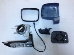 VOLKSWAGEN CADDY- 04/10; KAPI AYNASI SAĞ ASTARLI GRİ ELEKTRİKLİ/ISITMALI (DİKEY TİP) 5 FİŞLİ FAM