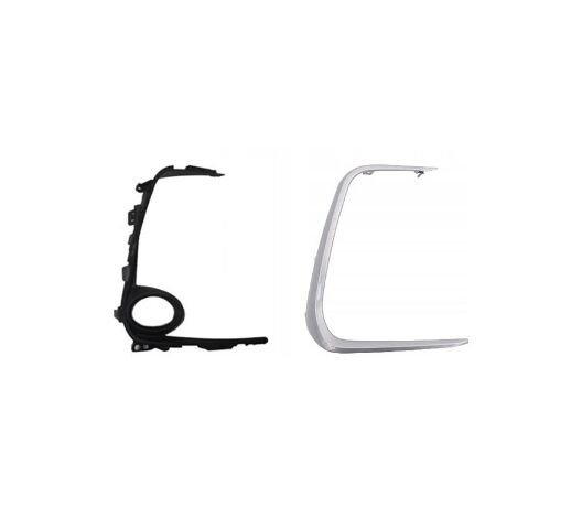 TOYOTA COROLLA- E210- 19/24; SİS LAMBA KAPAĞI SAĞ SİS DELİKLİ GRİ İÇ DIŞ SET (2 PARÇA)