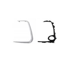 TOYOTA COROLLA- E210- 19/24; SİS LAMBA KAPAĞI SOL SİS DELİKLİ NİKELAJLI İÇ DIŞ SET (2 PARÇA)