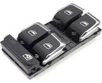 CAM ACMA DÜGMESİ 4 LÜ SOL KROMLU A4  08-16/Q5 13-17