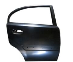 KIA RIO- III- 06/11; ARKA KAPI KOMPLE SAĞ SİYAH BAND DELİKLİ (SEDAN) ÇELİK BARLI (İCELİ)(TW)