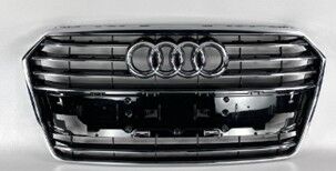 ÖN PANJUR KROM ÇERÇEVE KROM ÇİZGİLİ PARLAK SİYAH 7 PETEK SLİNE  A7 2015-2018