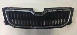 ÖN PANJUR KROM ÇERÇEVE ÜST PLASTİK BİRLİKTE MAT SİYAH KOMPLE OCTAVİA 2013-2018