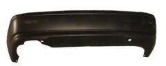 BMW 3 SERI- E46- SD- 02/05; ARKA TAMPON SİYAH (SENSÖR DELİKLİ/BANTLI)(TEK EGZOS DELİKLİ) (M-TECH)