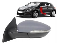 AYNA KOMPLE SOL ÇEVRE AYDINLATMALI KATLANIR  9 PİN SCİROCCO 2009>>