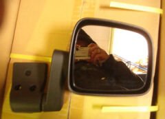 JEEP WRANGLER- 03/06; KAPI AYNASI SAĞ MANUEL SİYAH (POLYWAY)