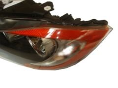 BMW 3 SERI- E90- 05/09; FAR LAMBASI SOL SİYAH/ELEKTRİKLİ (SARI REFLEKTÖRLÜ) (EAGLE EYES)