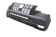 VOLKSWAGEN TRANSPORTER- T7.5- 19/24; ÖN TAMPON SİYAH SENSÖR DELİKSİZ (PANELVAN)(TYG)