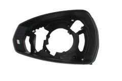 AUDI A3- SD/HB/SB- 12/16; AYNA KAPAĞI ÇERÇEVESİ SOL (SİYAH)