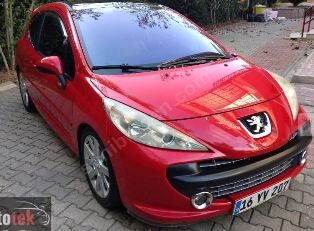 PEUGEOT 207- 06/09; ÖN TAMPON PANJURU ÜST SİYAH (IZGARA)3 KAPI SPORT TİPİ