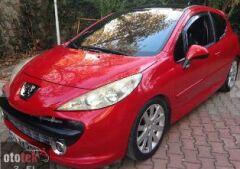 PEUGEOT 207- 06/09; ÖN TAMPON PANJURU ÜST NİKELAJLI (IZGARA) (3 KAPI SPORT) (TYG)
