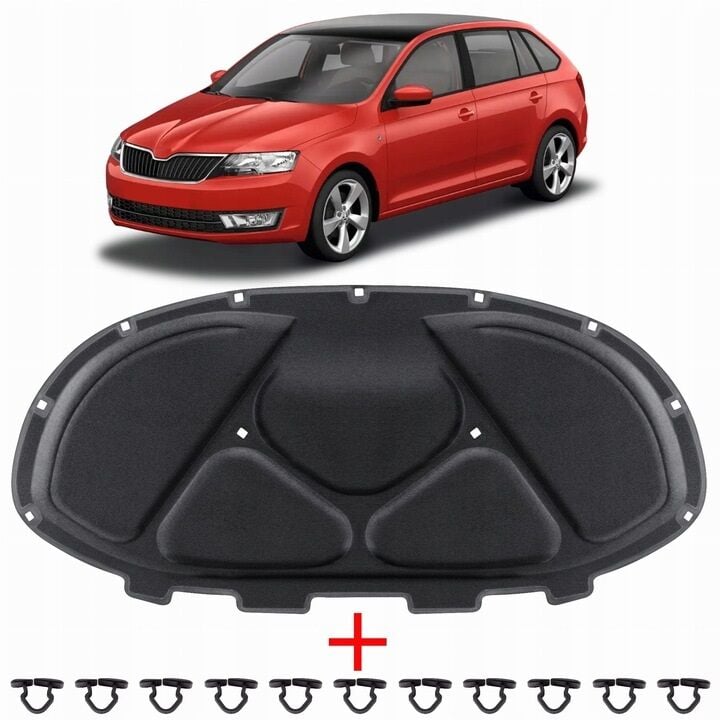 MOTOR KAPUT KEÇESİ KLİPSLİ 1.Kalite-RAPİD-TOLEDO 2013-2018