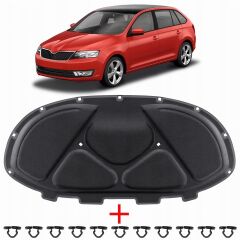 MOTOR KAPUT KEÇESİ KLİPSLİ 1.Kalite-RAPİD-TOLEDO 2013-2018