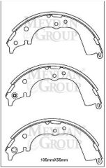 TOYOTA HILUX- PICK UP LN145- 98/01; ARKA FREN PABUCU KALIN TİP (135X55) (DAIWA)