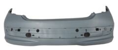 PEUGEOT 207- 06/12; ARKA TAMPON GRİ (BANT DELİKLİ TYG)