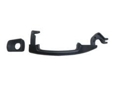 PEUGEOT 208- 12/20; ARKA KAPI DIŞ AÇMA KOLU SOL SİYAH (PÜTÜRLÜ TİP) (ANAHTAR DELİKSİZ)