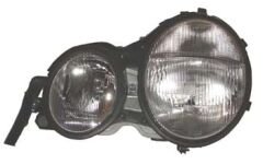 MERCEDES E CLASS- W210- 96/99; FAR LAMBASI SOL VAKUM AYARLI H7/H7 (ÇİZGİLİ CAMLI) (DJAUTO)