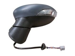 FORD FIESTA- 09/13; KAPI AYNASI SOL ELEKTRİKLİ/SİNYALLİ/GRİ KAPAKLI 5FİŞLİ (FAMELLA)