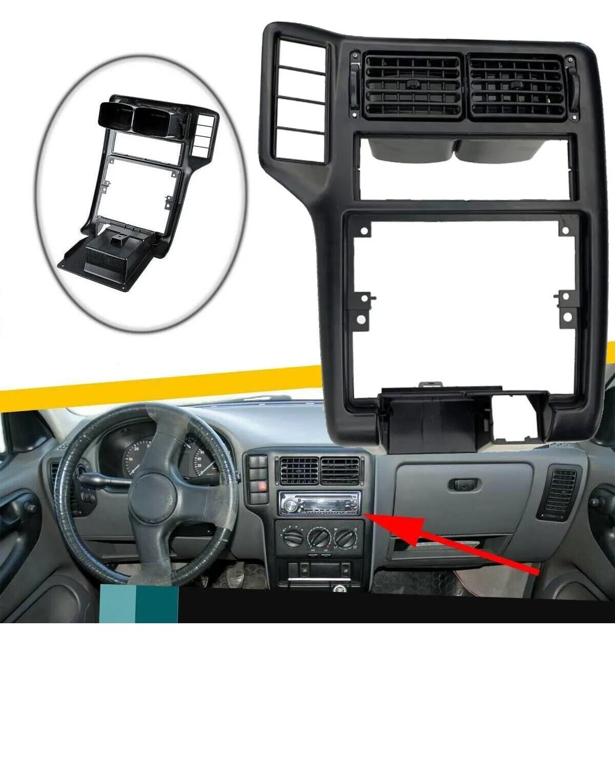 TEYP ÇERCEVESİ FULL HAVALANDIRMALAR ÜZERİNDE  POLO/CADDY/İBİZA/CORDOBA  96-03