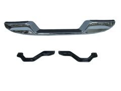 TOYOTA HILUX- PICK UP LN145- 02/05; ARKA TAMPON (NİKELAJLI ALTI BOMBELİ BAĞLANTI BRAKETLERİ İLE)