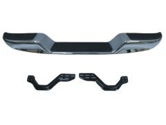 TOYOTA HILUX- PICK UP LN145- 02/05; ARKA TAMPON (NİKELAJLI ALTI BOMBELİ BAĞLANTI BRAKETLERİ İLE)