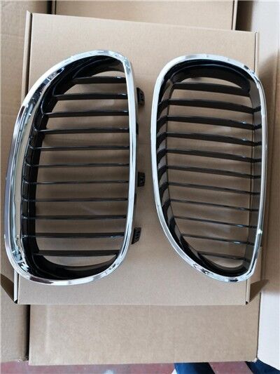 ÖN PANJUR BÖBREK KROM SİYAH SET BMW E60+LCİ 2004-2009