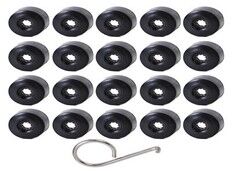 BİJON KAPAGI SİYAH 16 AD NORMAL+4 AD ŞİFRELİ AUDİ VE SEAT