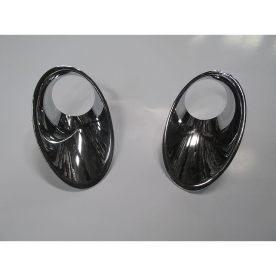 Renault Megane- 3 Sis Lamba Kapağı Çerçeve Nikelajı Sağ/sol Set 2 Renault Megane- 3 Sis Lamba Kapağı Çerçeve Nikelajı Sağ/sol Set 2