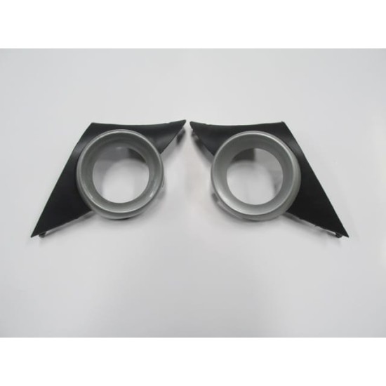 Peugeot 207 Sis Lamba Kapağı Sağ/sol Set Sis Delikli Çerçevesi Gri